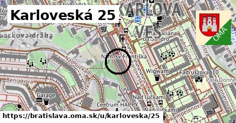 Karloveská 25, Bratislava