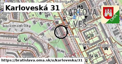 Karloveská 31, Bratislava
