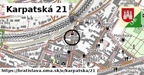 Karpatská 21, Bratislava