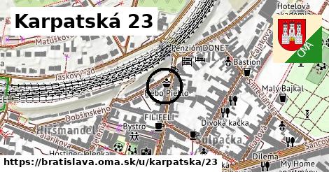 Karpatská 23, Bratislava