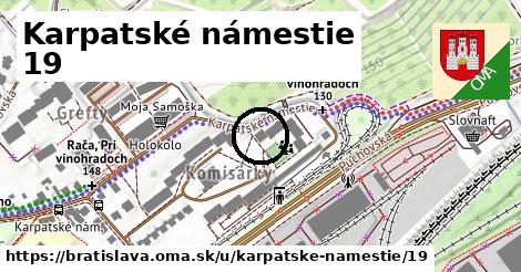 Karpatské námestie 19, Bratislava