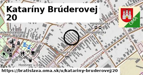 Kataríny Brúderovej 20, Bratislava