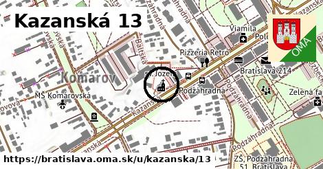 Kazanská 13, Bratislava