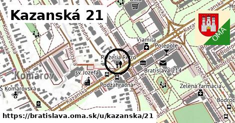 Kazanská 21, Bratislava