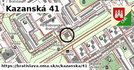 Kazanská 41, Bratislava