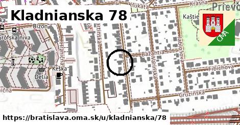 Kladnianska 78, Bratislava