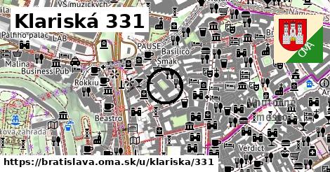 Klariská 331, Bratislava