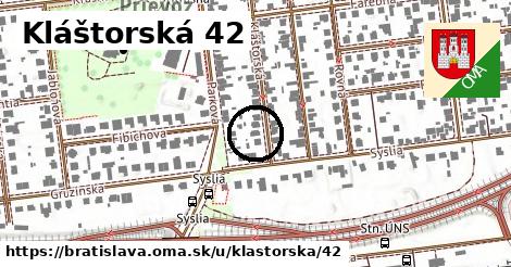 Kláštorská 42, Bratislava