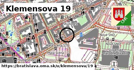 Klemensova 19, Bratislava