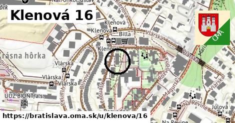 Klenová 16, Bratislava