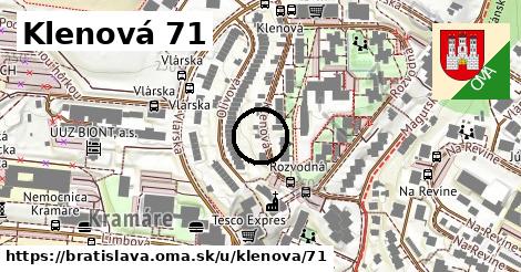 Klenová 71, Bratislava