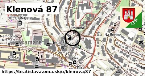 Klenová 87, Bratislava