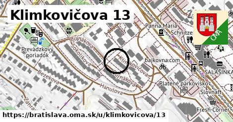 Klimkovičova 13, Bratislava