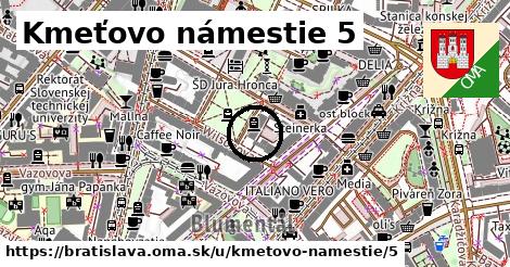 Kmeťovo námestie 5, Bratislava