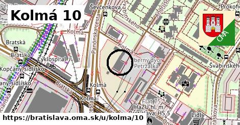 Kolmá 10, Bratislava