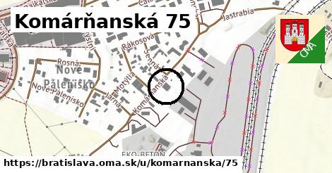 Komárňanská 75, Bratislava