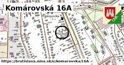 Komárovská 16A, Bratislava