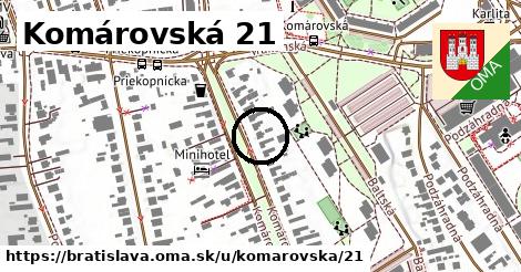 Komárovská 21, Bratislava