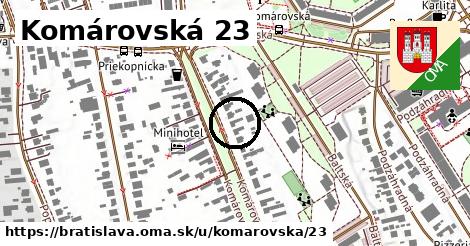 Komárovská 23, Bratislava