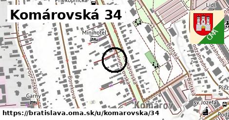 Komárovská 34, Bratislava