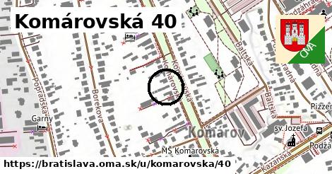 Komárovská 40, Bratislava