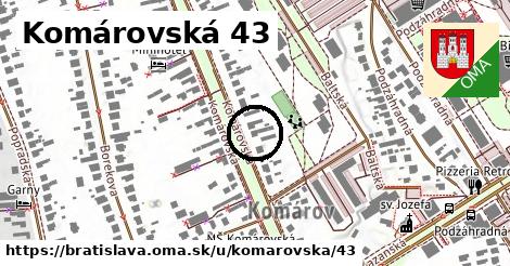 Komárovská 43, Bratislava