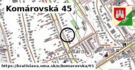 Komárovská 45, Bratislava