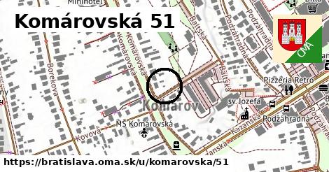 Komárovská 51, Bratislava