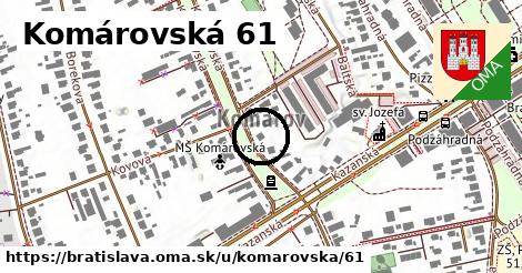 Komárovská 61, Bratislava