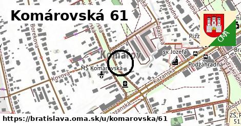 Komárovská 61, Bratislava