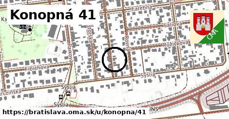 Konopná 41, Bratislava