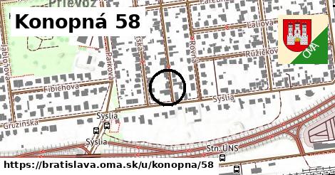 Konopná 58, Bratislava