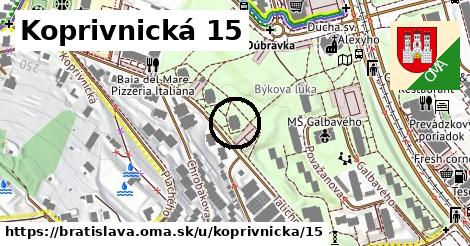 Koprivnická 15, Bratislava