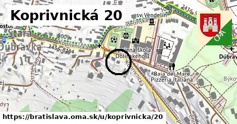 Koprivnická 20, Bratislava