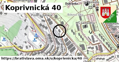 Koprivnická 40, Bratislava