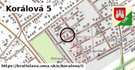 Korálová 5, Bratislava