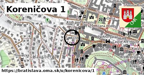 Koreničova 1, Bratislava