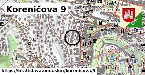 Koreničova 9, Bratislava