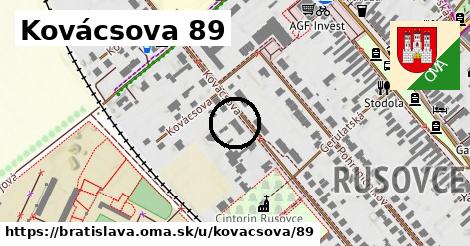 Kovácsova 89, Bratislava