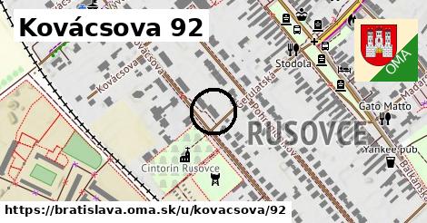 Kovácsova 92, Bratislava