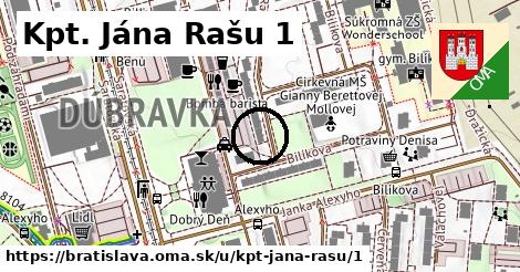 Kpt. Jána Rašu 1, Bratislava