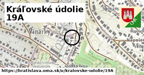 Kráľovské údolie 19A, Bratislava