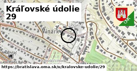 Kráľovské údolie 29, Bratislava