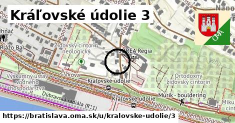 Kráľovské údolie 3, Bratislava