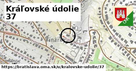 Kráľovské údolie 37, Bratislava