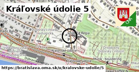 Kráľovské údolie 5, Bratislava