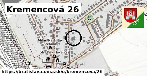 Kremencová 26, Bratislava