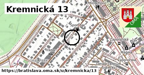 Kremnická 13, Bratislava