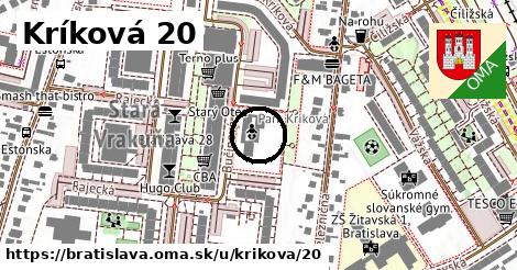 Kríková 20, Bratislava