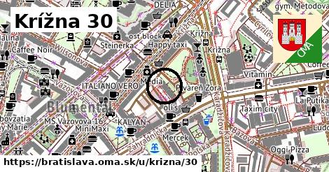 Krížna 30, Bratislava